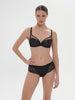 Wish Full Coverage Plunge Bra Black Simone Perele