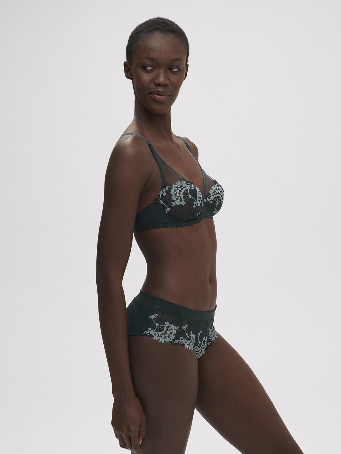 Simone Pérèle | Wish Full Coverage Plunge - Kolsai Green