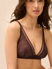 Simone Perele Comete Wireless Triangle Bra Dark Brown