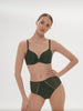 Comete 3D Plunge Bra Icon Green Simone Perele