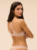Comete 3D Plunge Bra Pink Sand Simone Perele