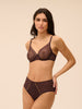 Simone Perele Comete Molded Full Cup Bra Dark Brown