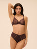 Simone Perele Comete Molded Full Cup Bra Dark Brown