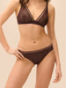 Simone Perele Comete Tanga Panty Dark Brown