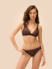 Simone Perele Comete Tanga Panty Dark Brown