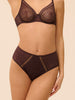 Simone Perele Comete Retro Brief Panty Dark Brown