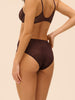 Simone Perele Comete Retro Brief Panty Dark Brown