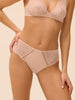 Comete Retro Brief Panty Pink Sand Simone Perele