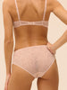 Comete Retro Brief Panty Pink Sand Simone Perele