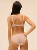Comete Retro Brief Panty Pink Sand Simone Perele