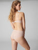 Comete Retro Brief Panty Pink Sand Simone Perele