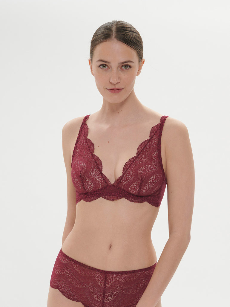 Karma Bralette Spinel Red Simone Perele