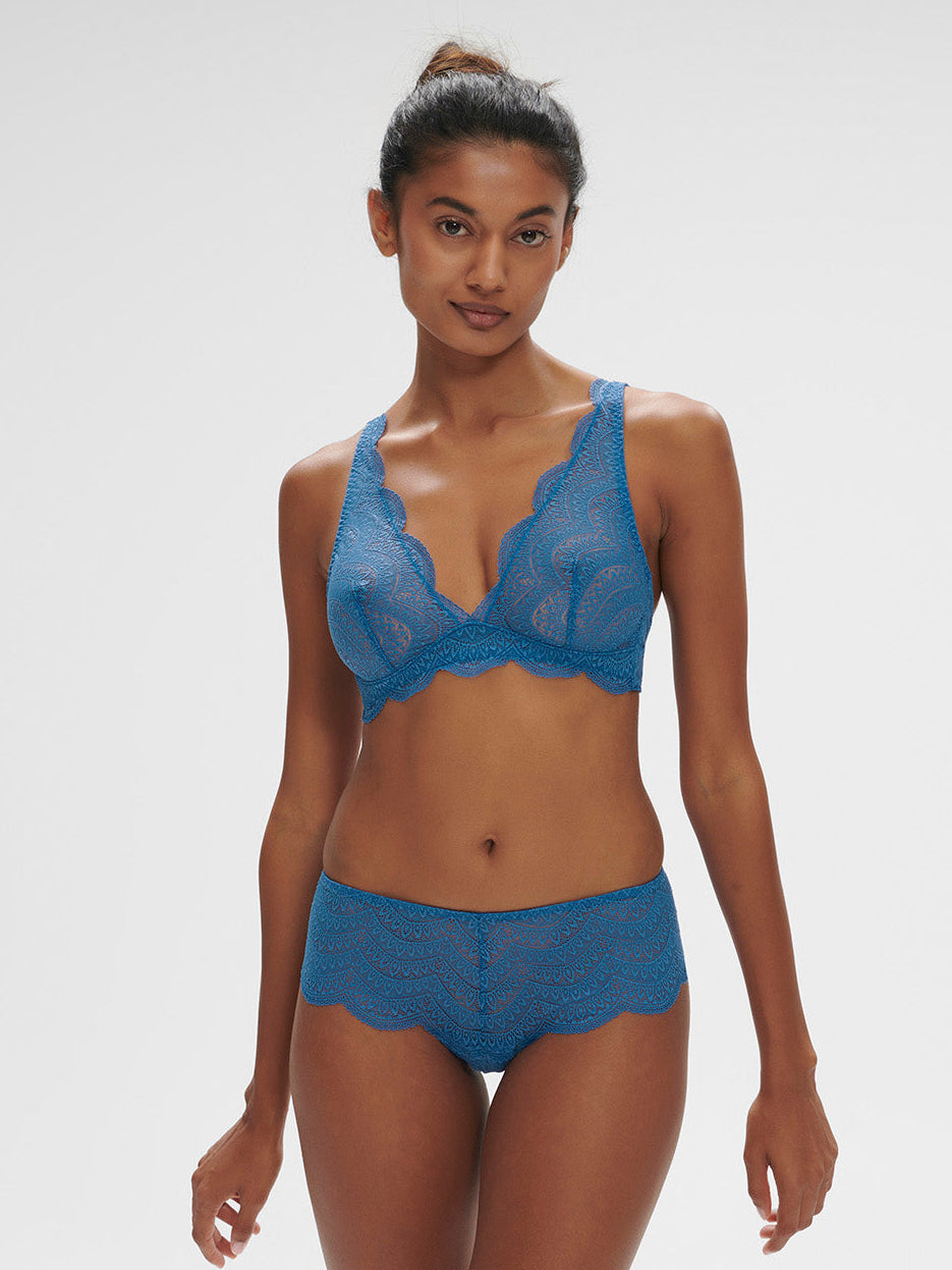 Karma Lingerie Set in Myosotis Blue - Simone Perele