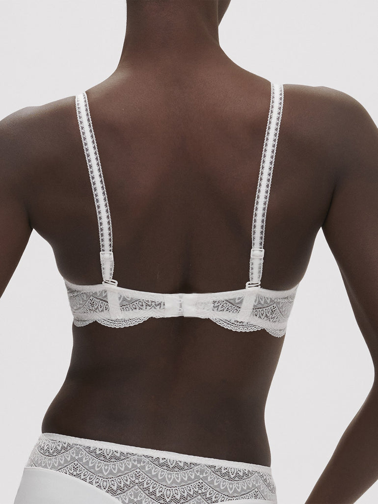 Simone Pérèle KARMA HALBSCHALE - Balconette bra - naturel/white 