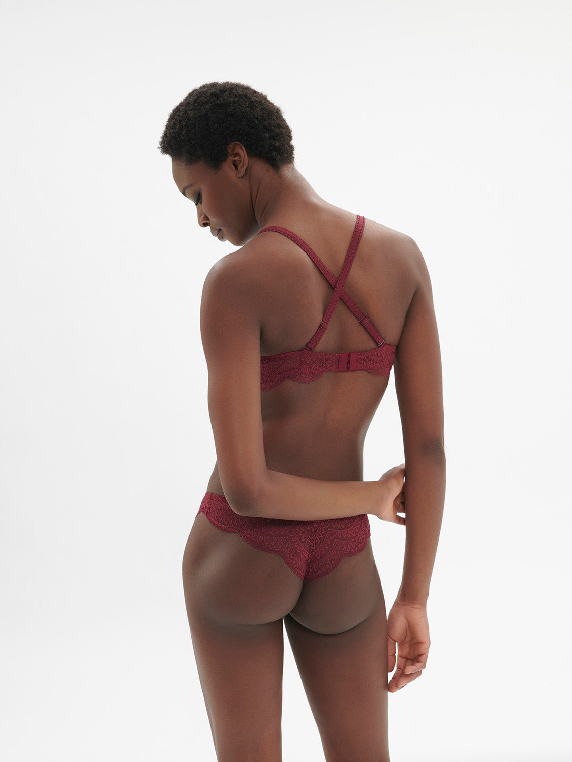 Karma Sheer Demi - Spinel Red – Simone Pérèle