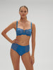 Karma Sheer Demi Bra Myosotis Blue Simone Perele