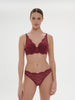 Karma Triangle 3D Demi Bra Spinel Red Simone Perele