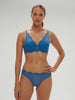 Karma Triangle 3D Demi Bra Myosotis Blue Simone Perele