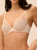 Delice Full Coverage Plunge Bra Topaz Beige Simone Perele