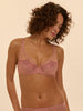 Delice Full Coverage Plunge - Smokey Pink