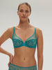 Delice Full Coverage Plunge Bra Atoll Blue Simone Perele