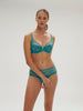 Delice Full Coverage Plunge Bra Atoll Blue Simone Perele