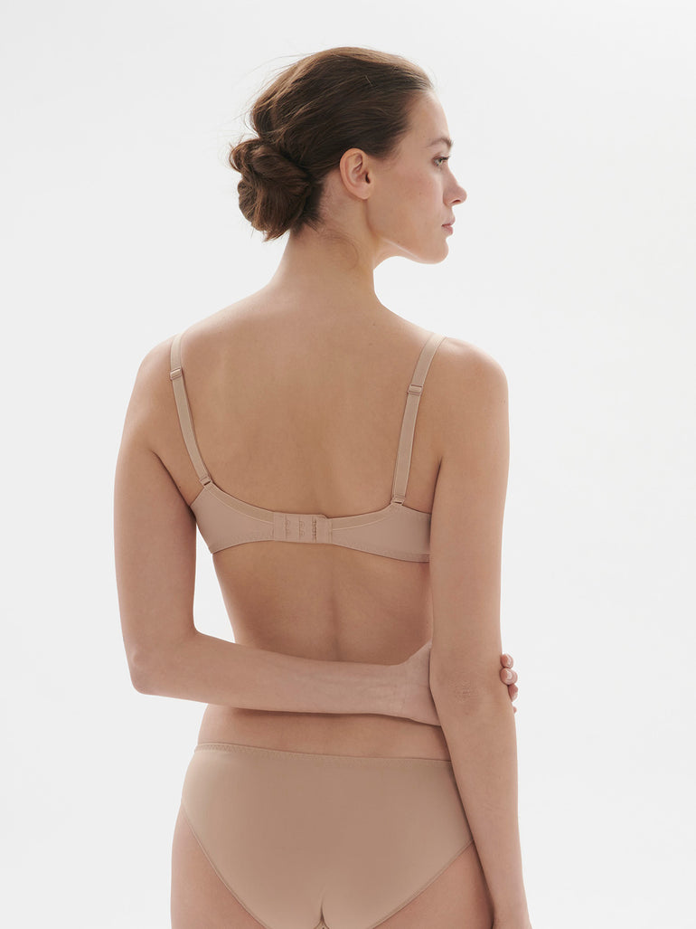 Delice Full Coverage Plunge Bra Sand Simone Perele