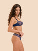 Delice Sheer Demi - Rainbow Blue