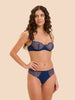 Delice Sheer Demi - Rainbow Blue