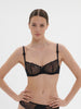 Delice Sheer Demi Bra Gem Black Simone Perele