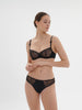 Delice Sheer Demi Bra Gem Black Simone Perele