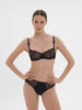 Delice Sheer Demi Bra Gem Black Simone Perele