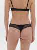 Delice Thong Panty Gem Black Simone Perele