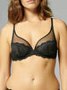 Reve Full Coverage Plunge Bra Black Simone Perele