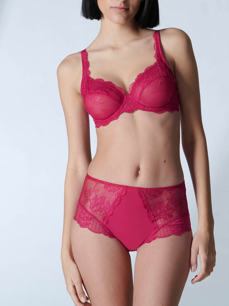 Reve Retro Brief Panty Cranberry Simone Perele