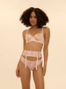 Reve Suspender Belt - Sakura Pink