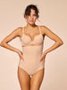 Essentiel Padded Plunge Bra Peau Rose Simone Perele