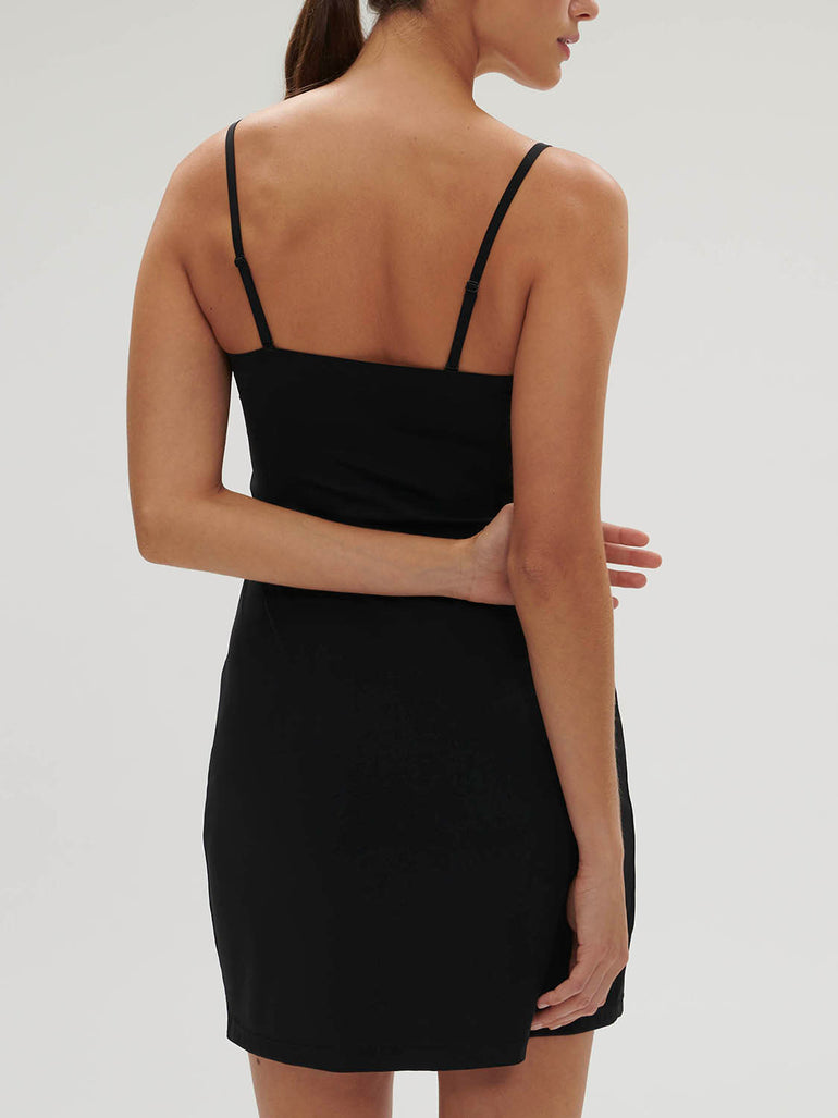 Essentiel Slip Dress Black Simone Perele