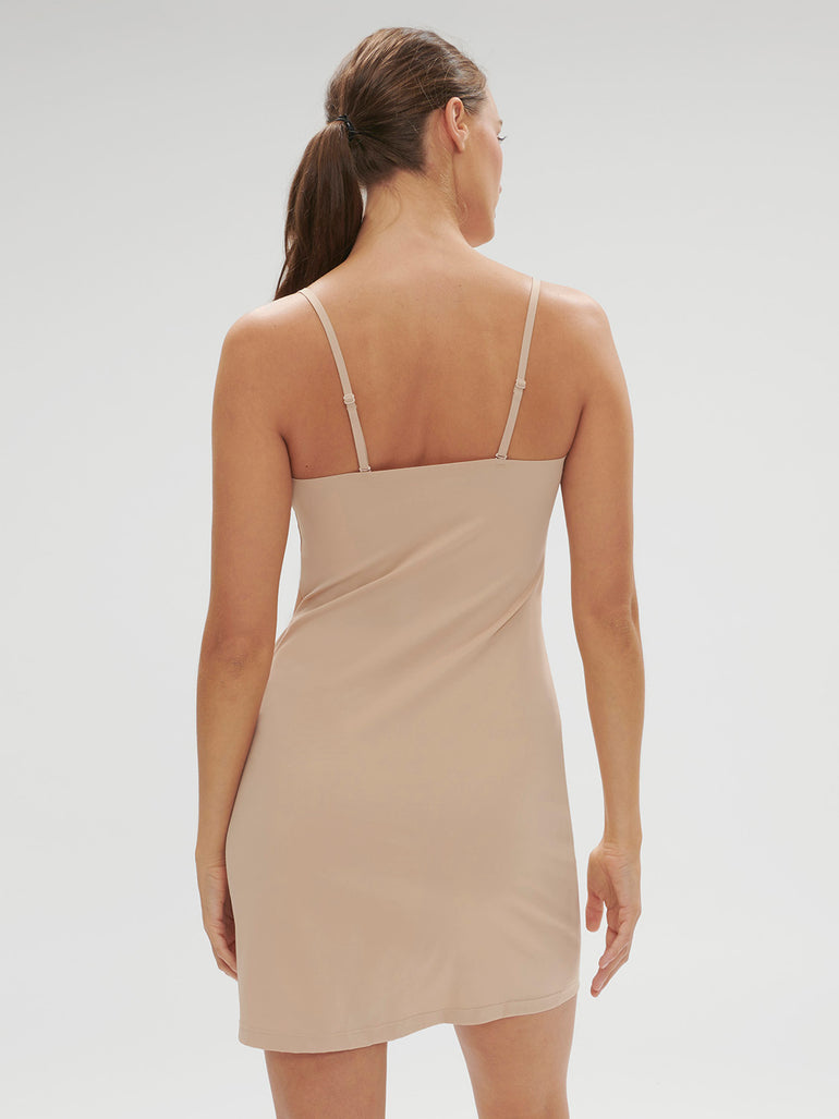 Essentiel Slip Dress Peau Rose Simone Perele