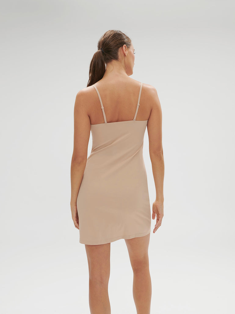 Essentiel Slip Dress Peau Rose Simone Perele