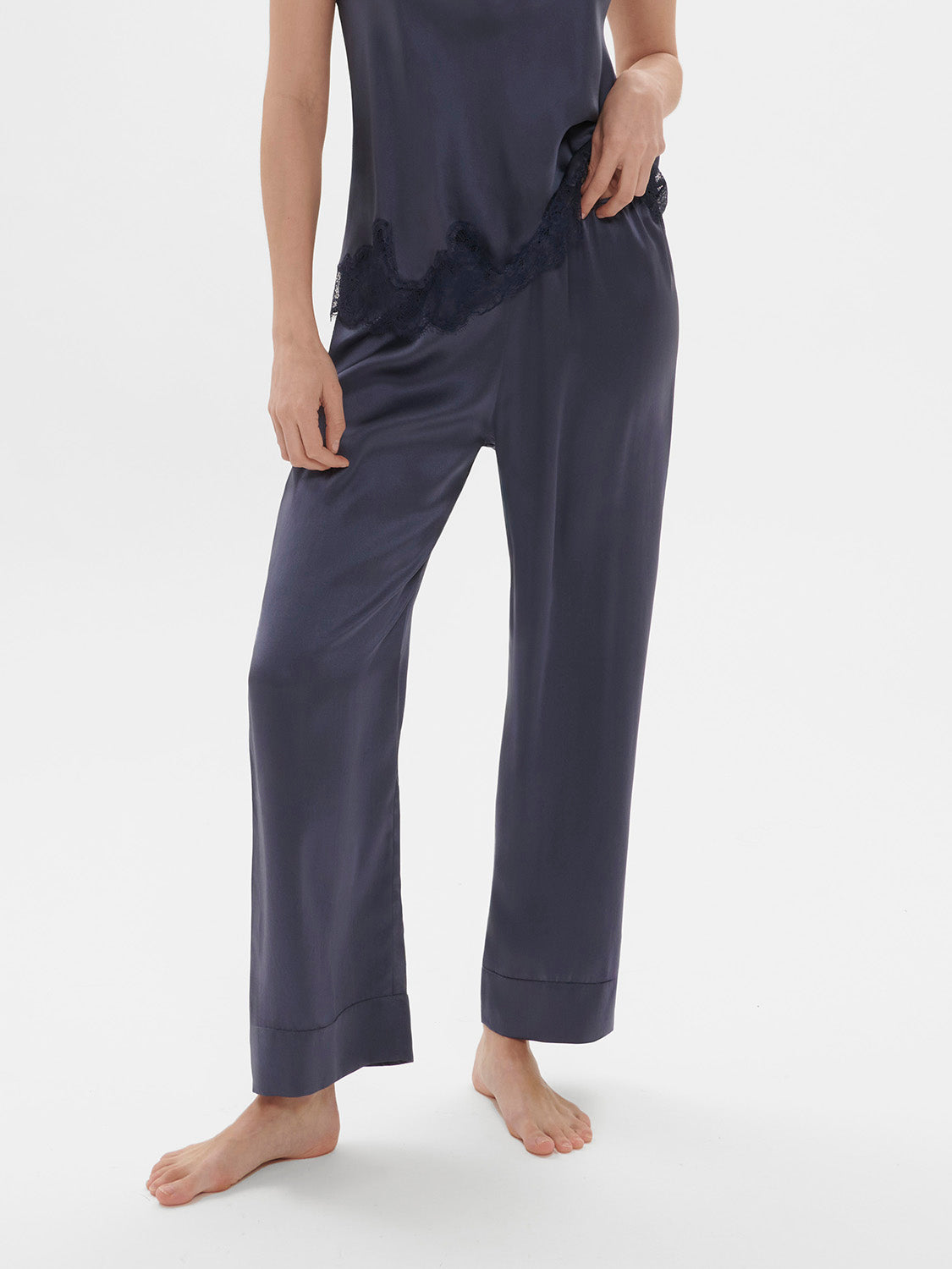 Dream Silk Pant Cinder Blue Simone Perele