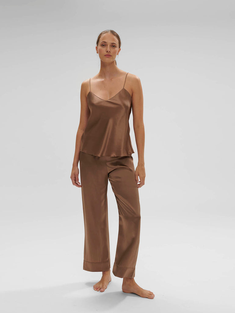 Dream Silk Pant Macchiato Simone Perele