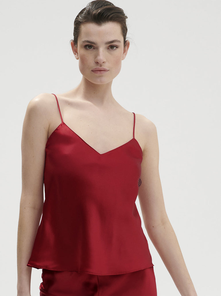 Dream Silk Top Tango Red Simone Perele