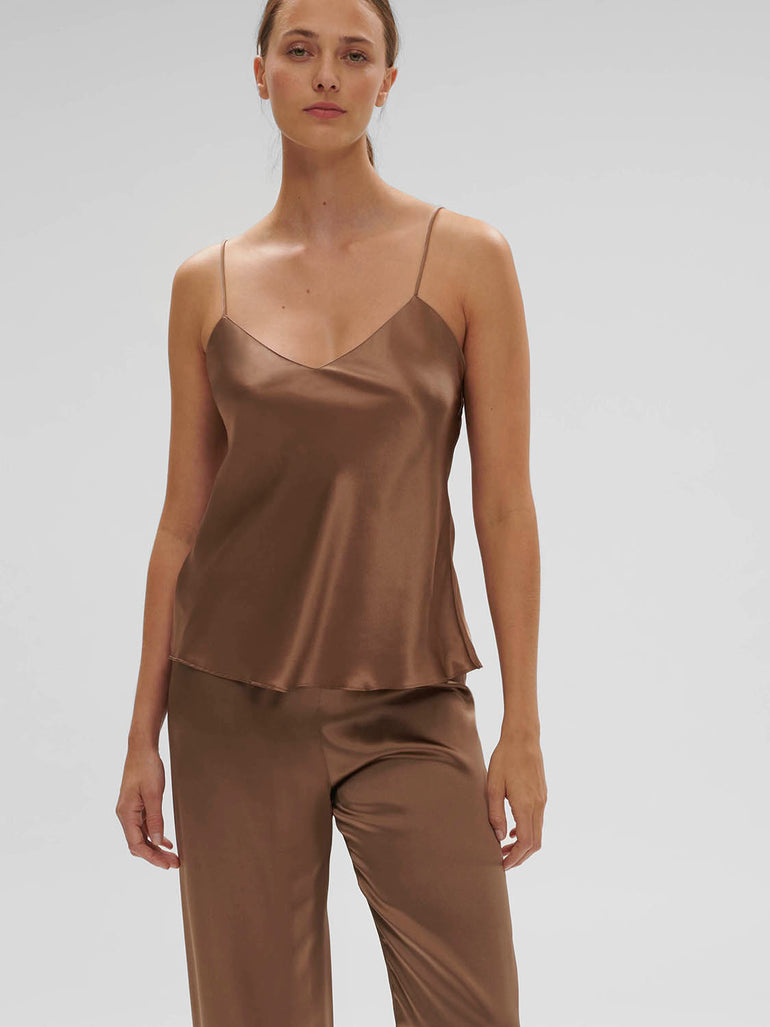 Dream Silk Top Macchiato Simone Perele