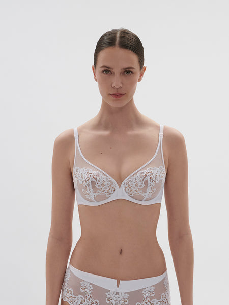 Simone Pérèle | Saga Full Coverage Plunge - White