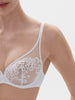 Saga Full Coverage Plunge Bra White Simone Perele