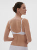 Saga Full Coverage Plunge Bra White Simone Perele