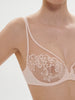 Saga Full Coverage Plunge Bra Blushing Pink Simone Perele