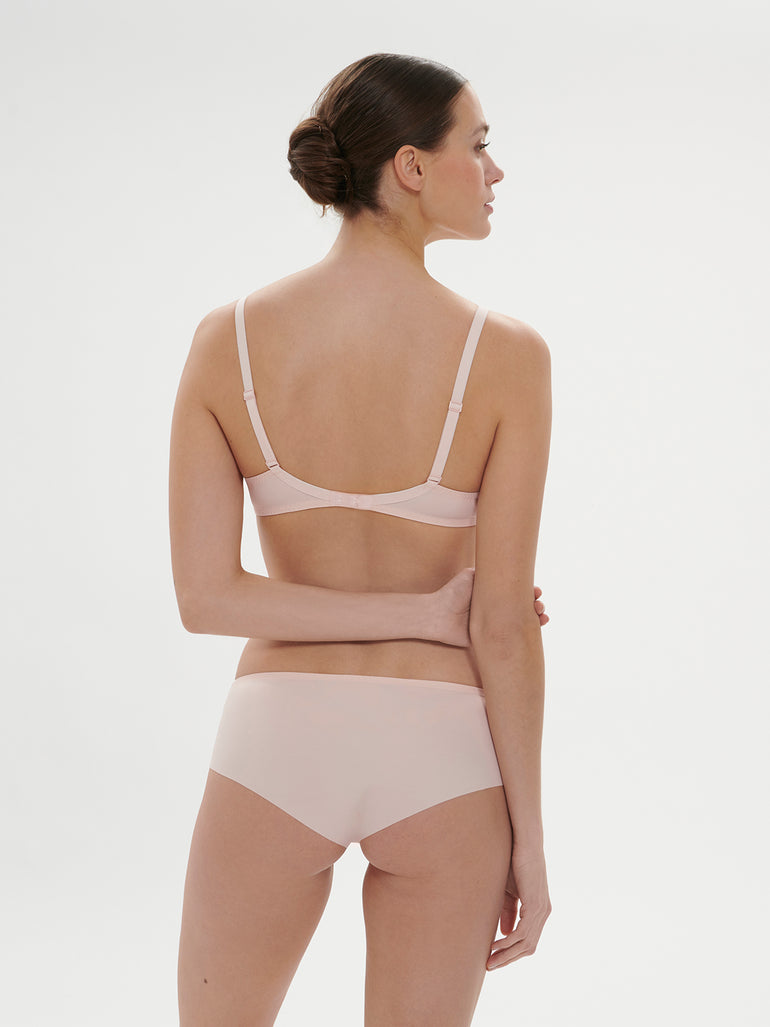 Saga Full Coverage Plunge Bra Blushing Pink Simone Perele