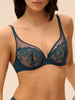 Simone Perele Saga Full Coverage Plunge Bra Prestige Blue